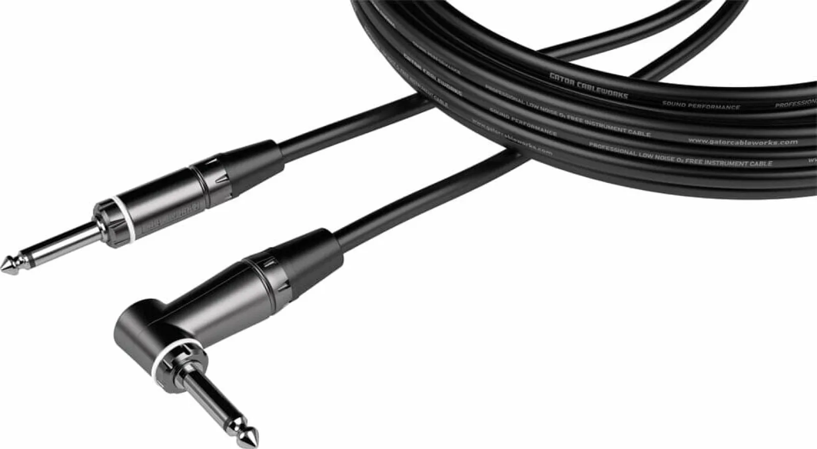 Gator Cableworks Composer Series Strt to RA Instrument 3 m Straight - Angled Instrument Cable