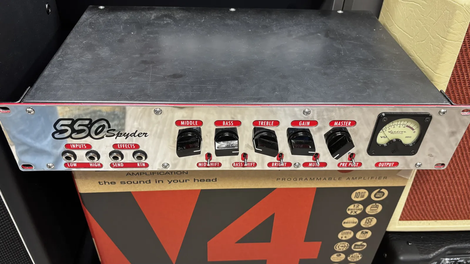 Ashdown Spyder 550 Bass Guitar Amplifier Head
