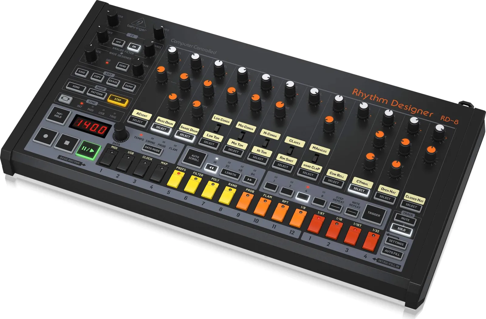Behringer RD-8 MKII Analog Drum Machine