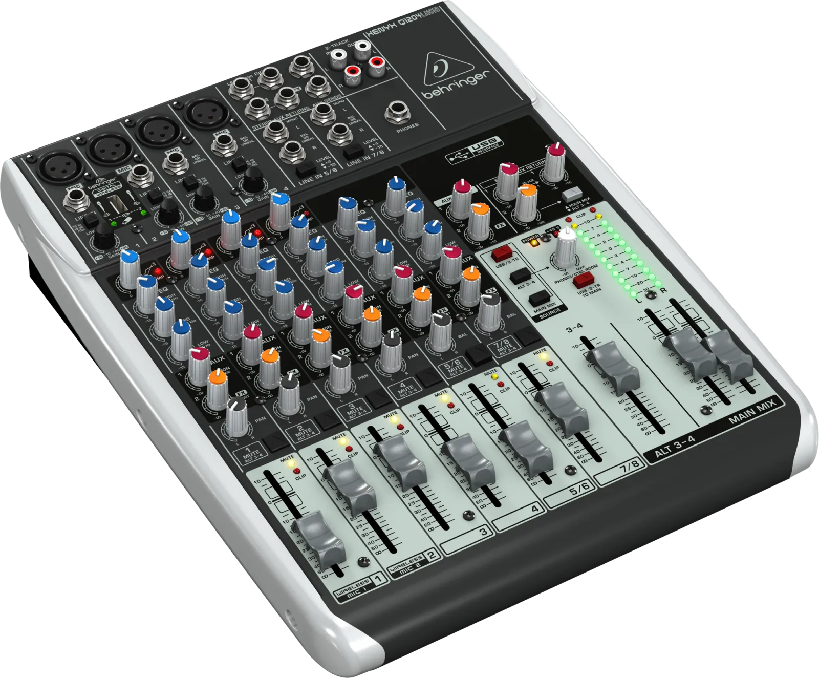 Behringer XENYX Q1204USB keverő USB-csatlakozóval