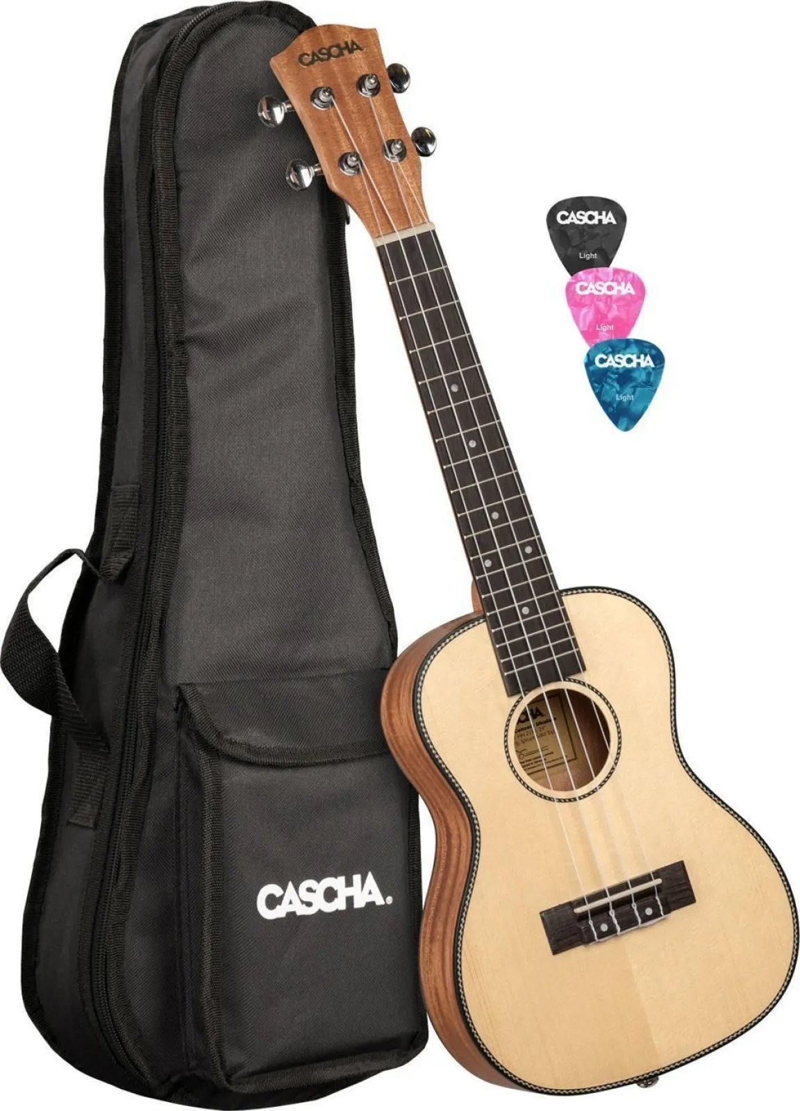 Cascha HH 2151 Natural Concert Ukulele