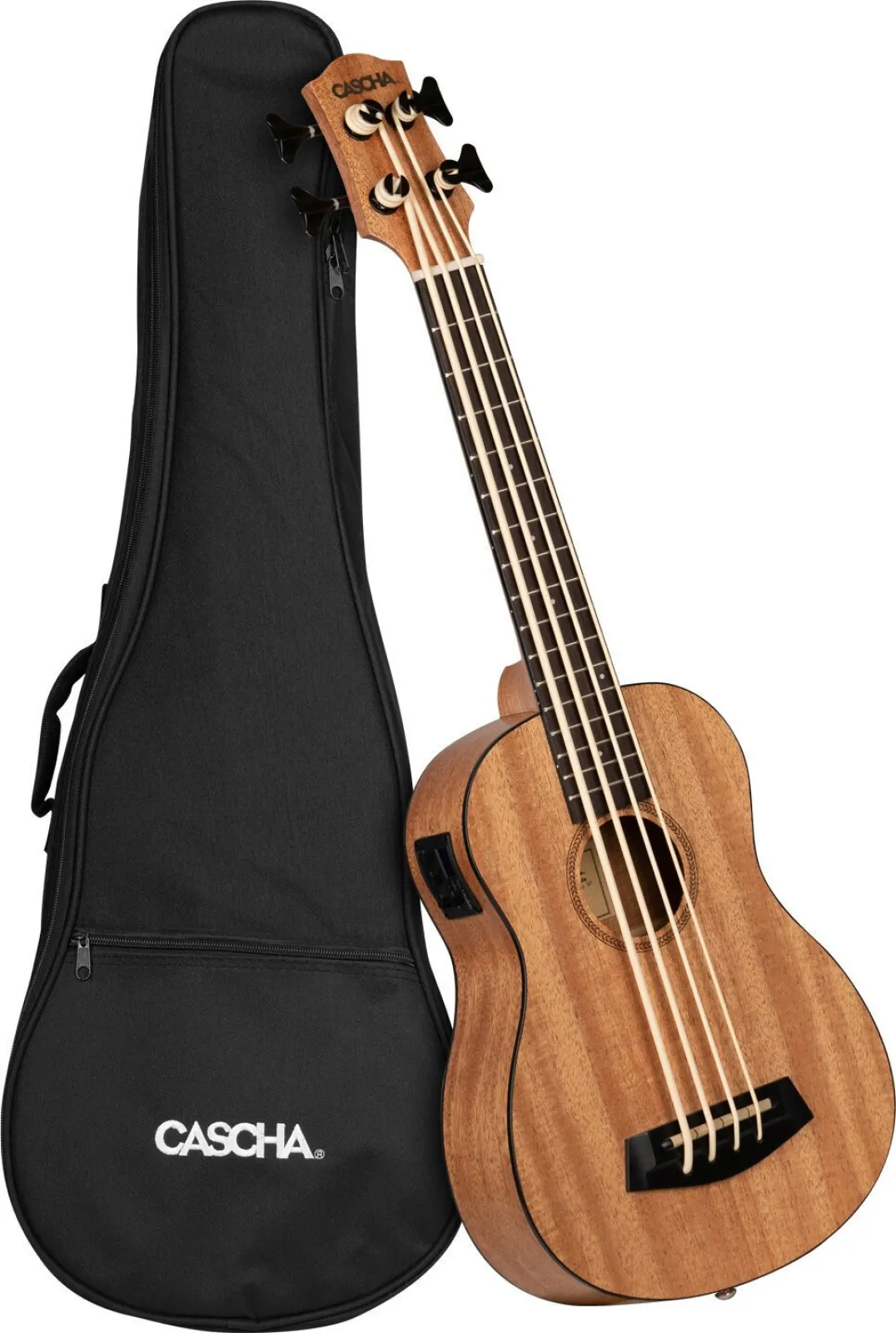 Cascha HH 2175 Natural Bass Ukulele