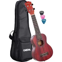 Cascha HH 2263 Premium Red Soprano Ukulele