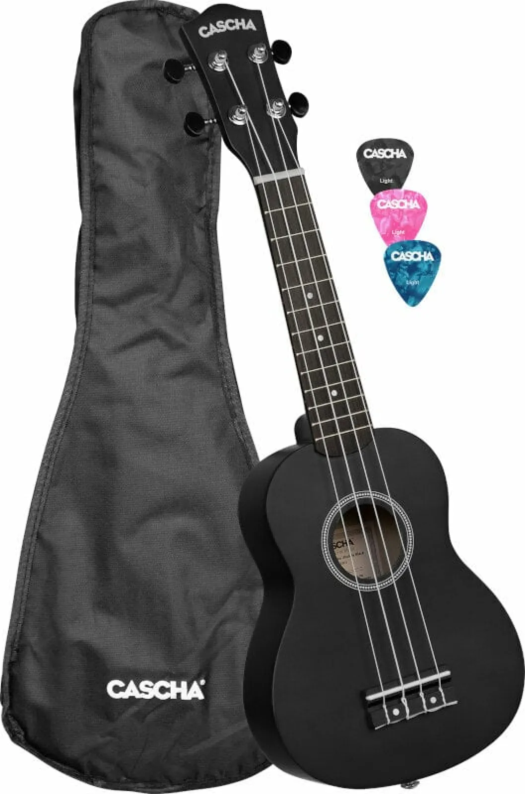 Cascha HH 3960 Black Soprano Ukulele