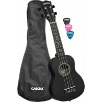 Cascha HH 3960 Black Soprano Ukulele