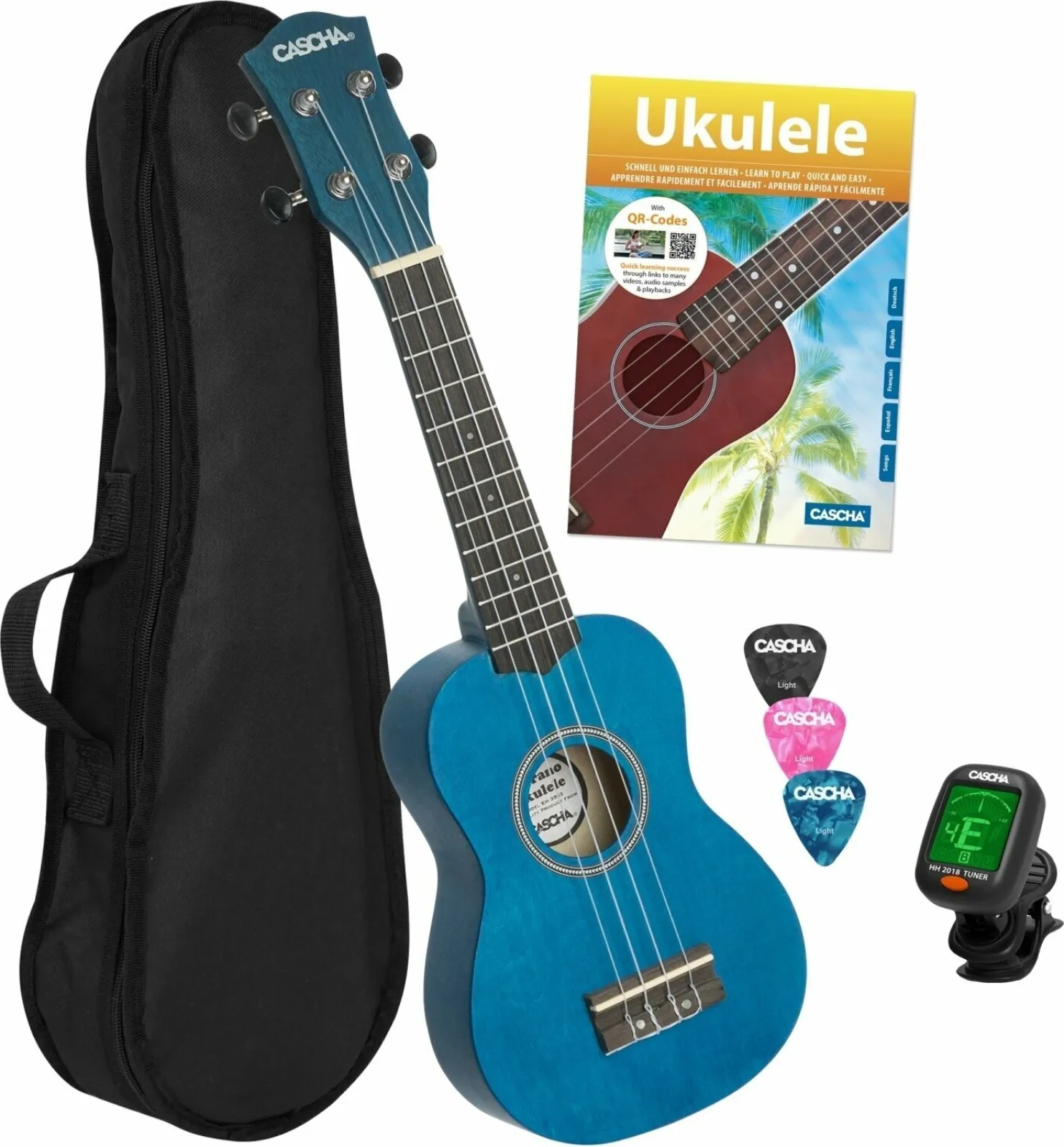 Cascha HH 3971 Blue Soprano Ukulele