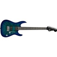 Charvel Pro-Mod Plus Dinky DK24 HH 2PT E QM Chlorine Burst