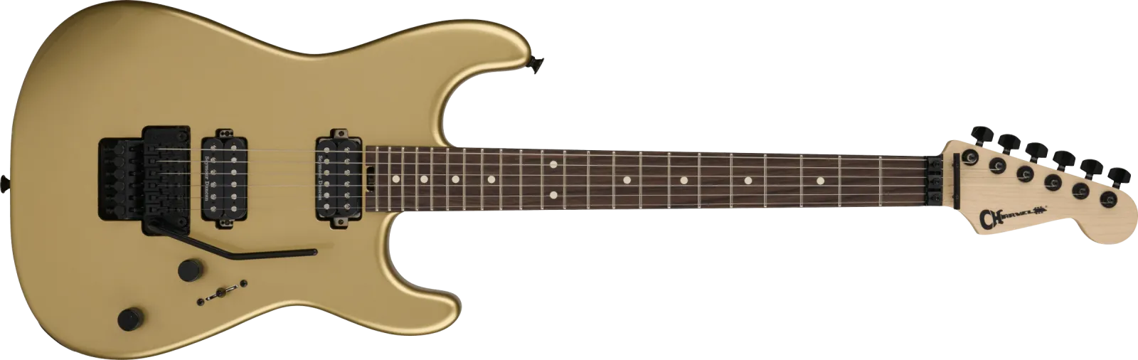 Charvel Pro-Mod San Dimas Style 1 HH FR RW Pharaohs Gold