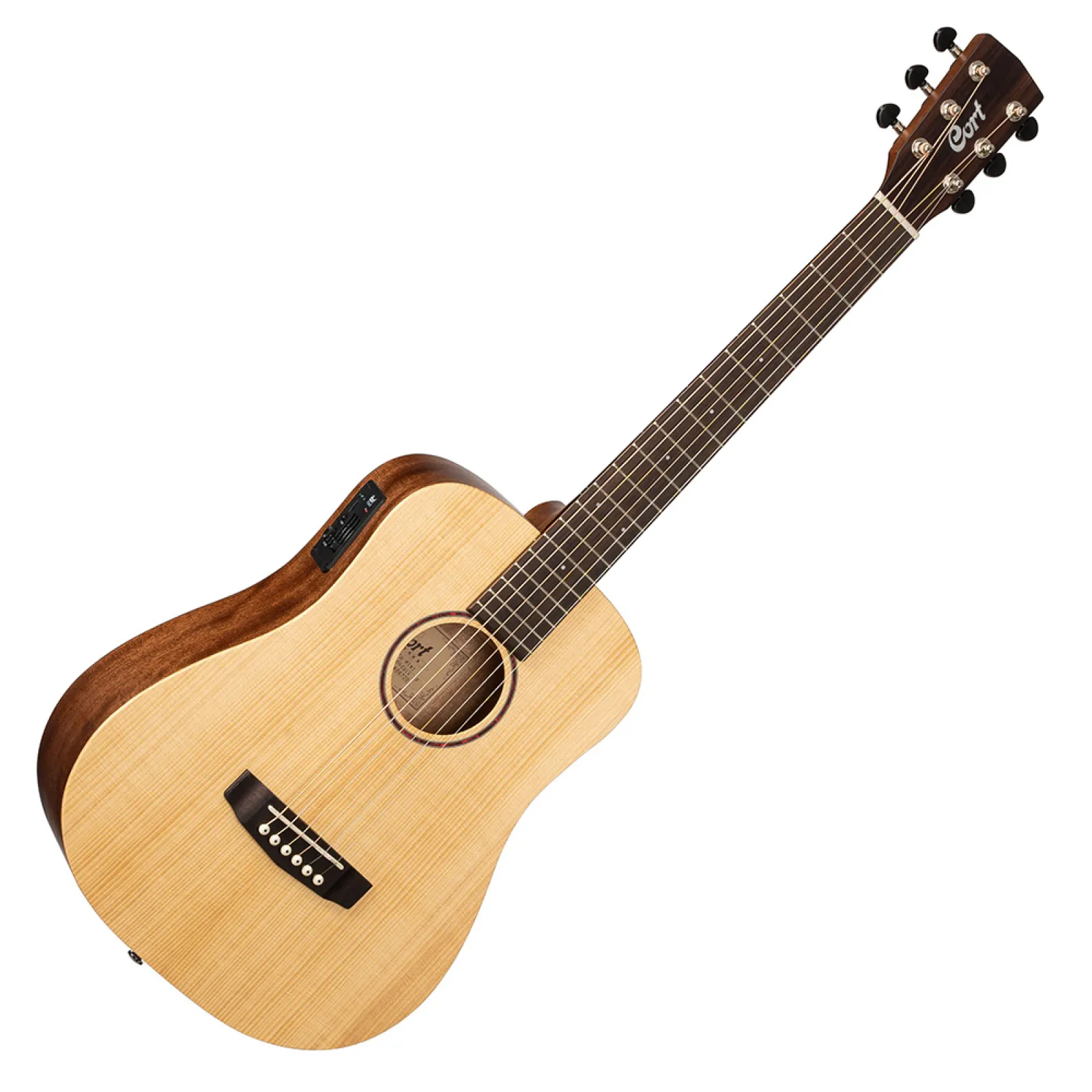 Cort EarthMini-E Adirondack with bag electro-acoustic guitar