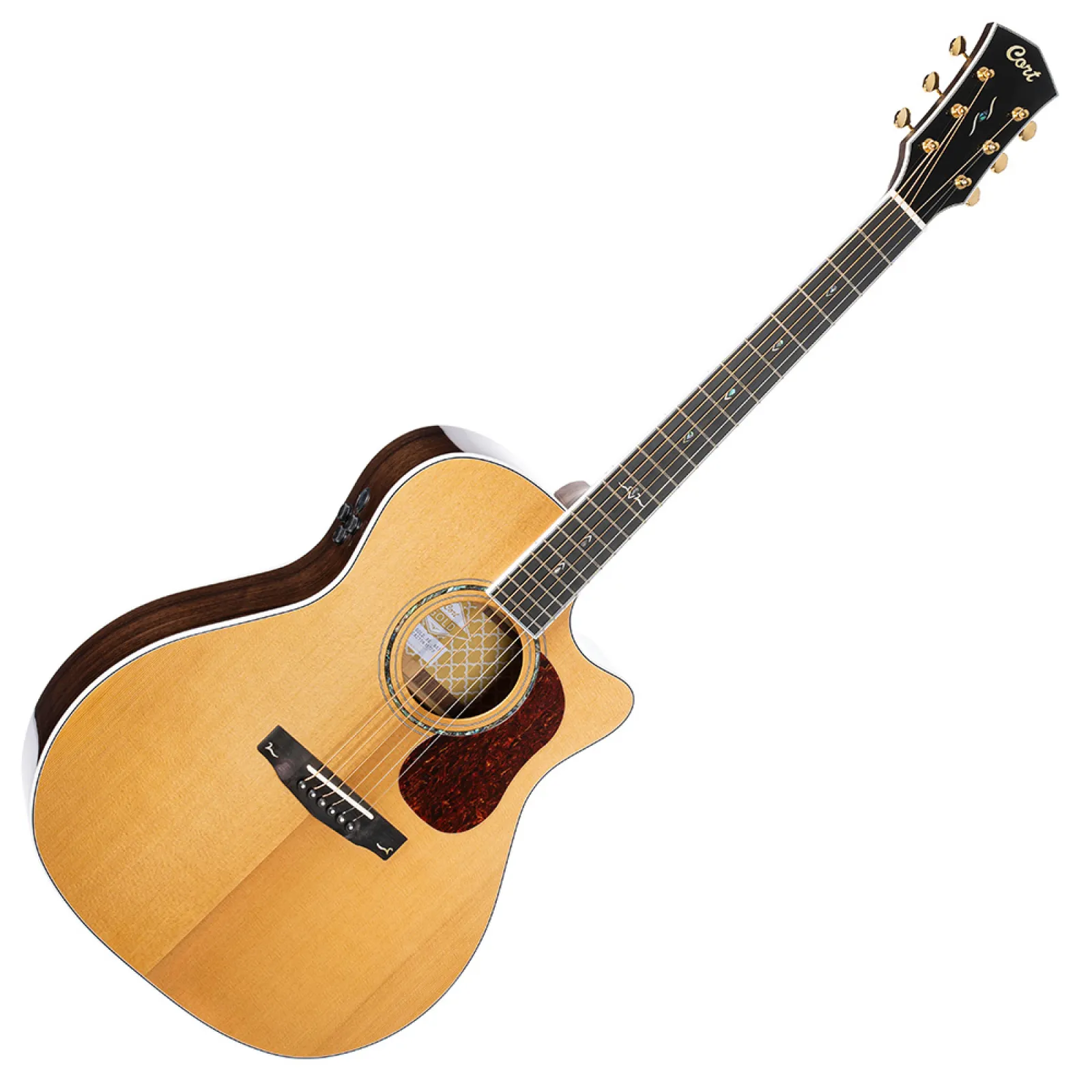 Cort Gold-A8-NAT with case electro-acoustic guitar