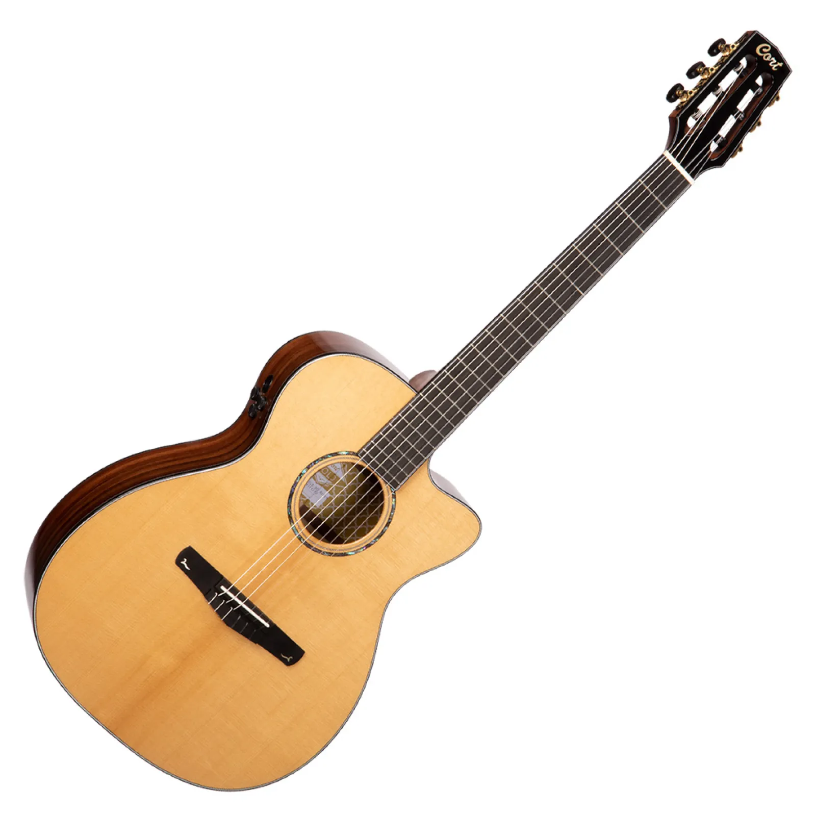 Cort Gold-OC8 Nylon with case Electro-Classical Guitar
