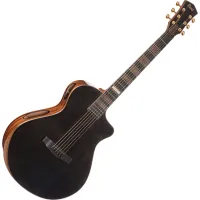 Cort ModernBlack-TBK with case electro-acoustic guitar