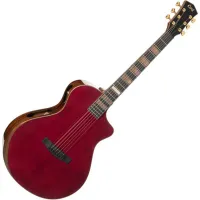 Cort ModernBurgundy-TBD with case electro-acoustic guitar