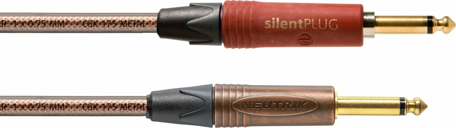 Cordial CSI 3 PP Metal Silent 3 m Straight - Straight Instrument Cable