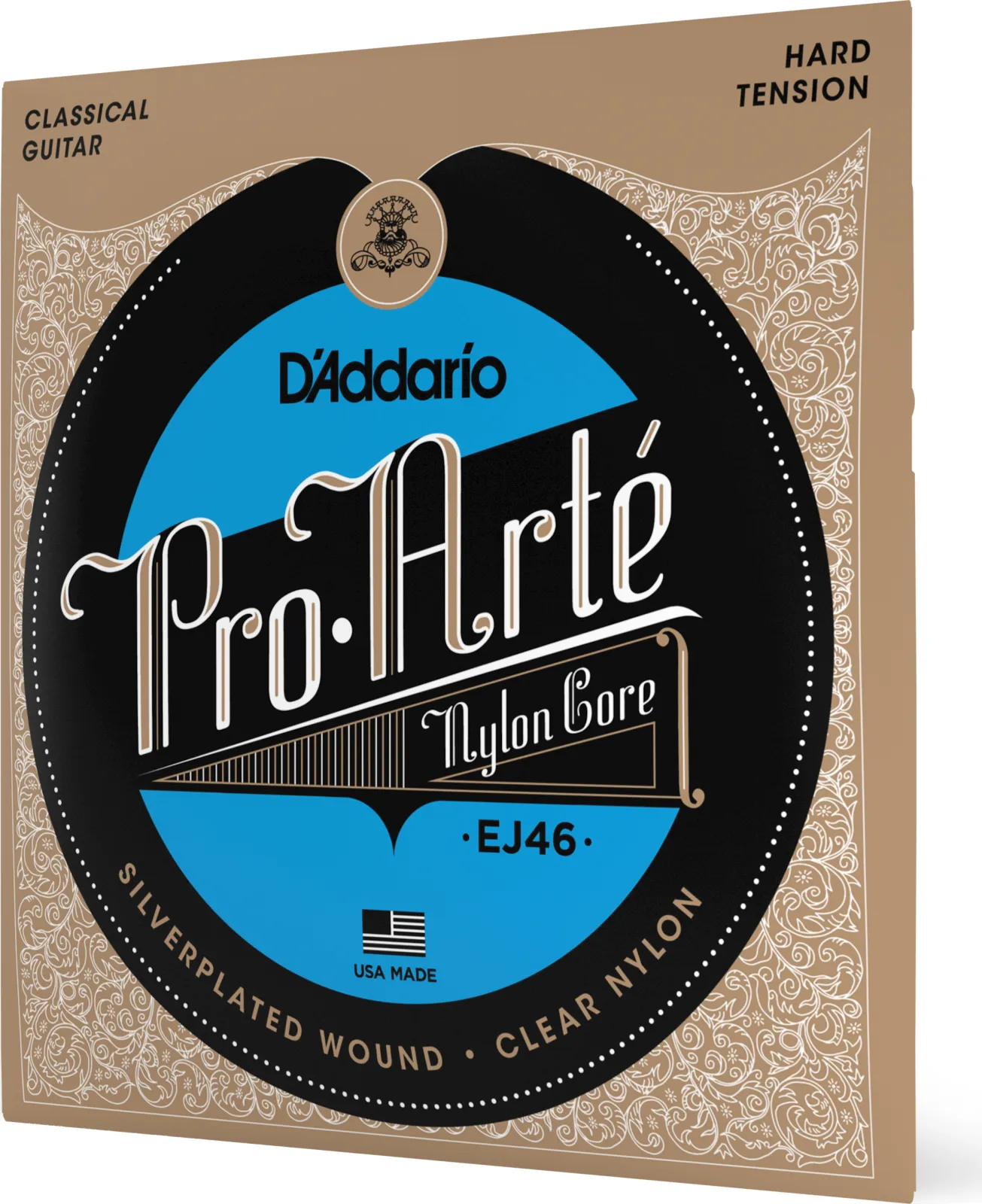 Daddario EJ46 Pro-Arte Nylon Classical Guitar Strings Hard Tension