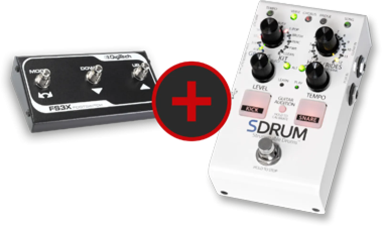 DIGITECH Bundle SDRUM + FS3X Footswitch