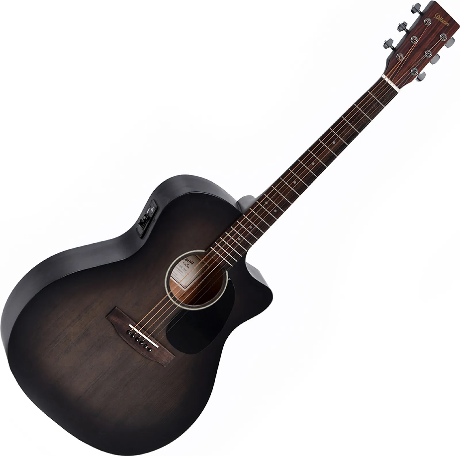 Ditson GC-10E-TBK elektro-akusztikus gitár