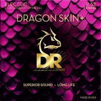 DR Strings Dragon Skin+ Coated 7 string Light 9-52 elektromos gitár húr
