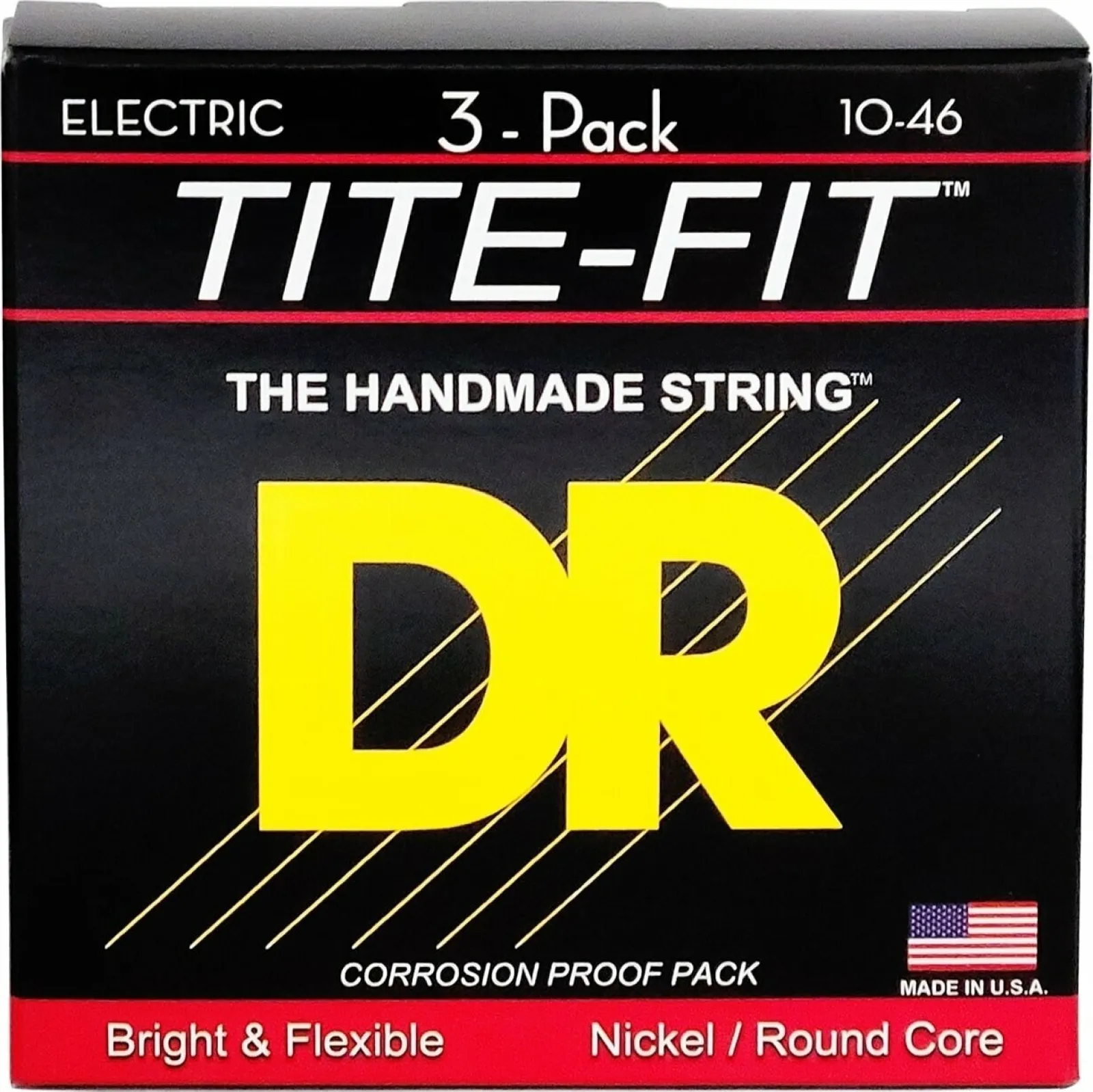 DR Strings MT-10 Tite Fit 3-Pack elektromos gitár húr