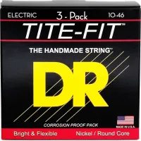 DR Strings MT-10 Tite Fit 3-Pack elektromos gitár húr