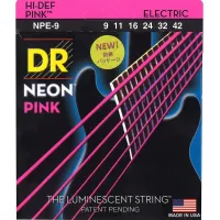 DR Strings NPE-9 Neon elektromos gitár húr