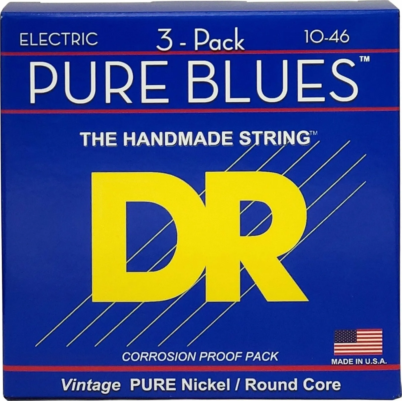DR Strings PHR-10 3-Pack Electric Guitar Strings