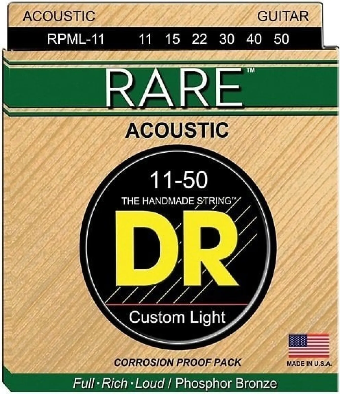 DR Strings RPML-11 Rare Acoustic Guitar String