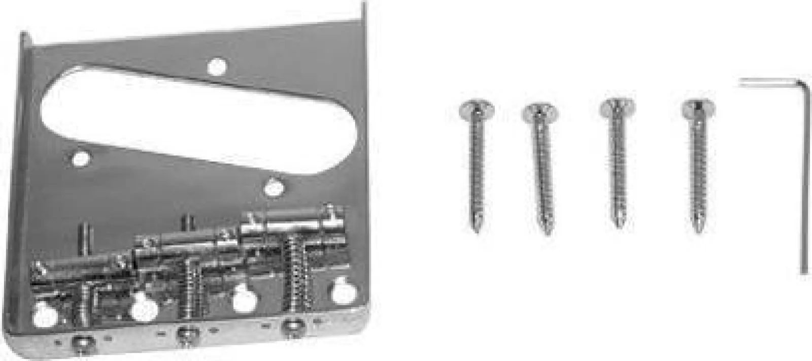 Dr.Parts EBR6-CR Chrome Guitar Bridge