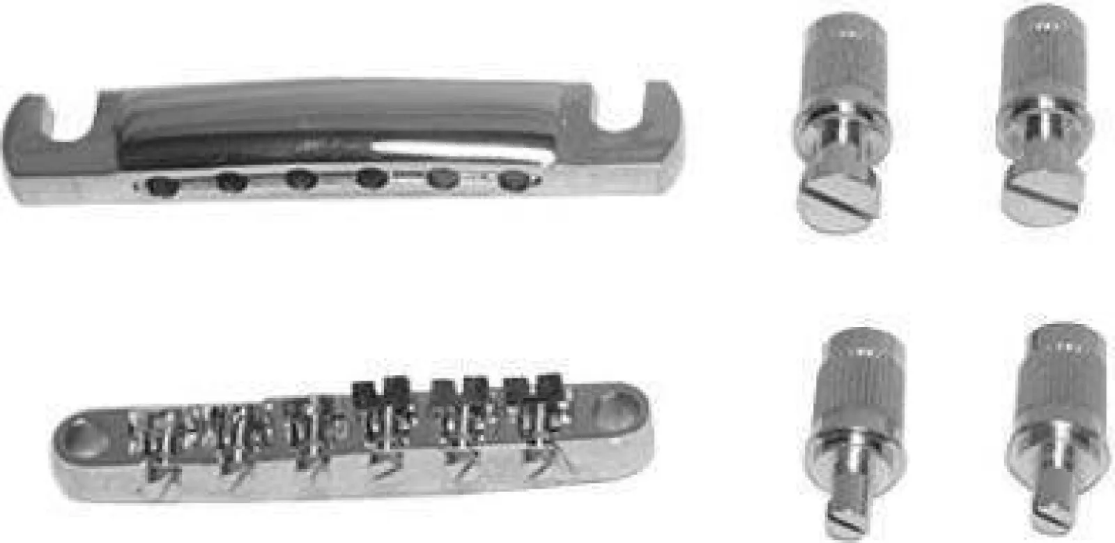 Dr.Parts EBR7-CR Chrome Guitar Bridge