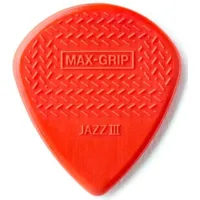 Dunlop 471R 3 N Nylon Max Grip Jazz III Pick