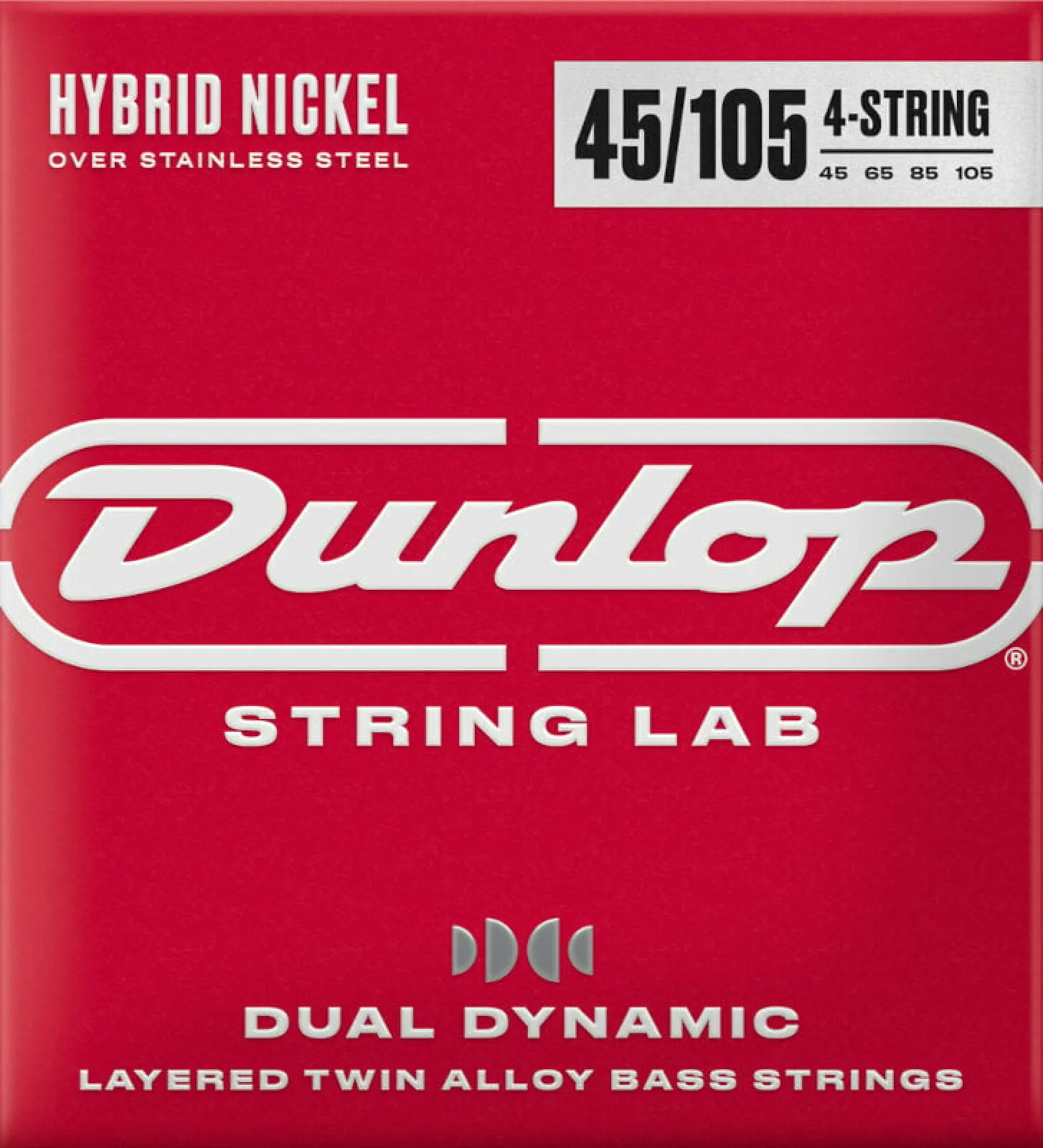 Dunlop DBHYN45105 String Lab Hybrid Nickel Bass Guitar String