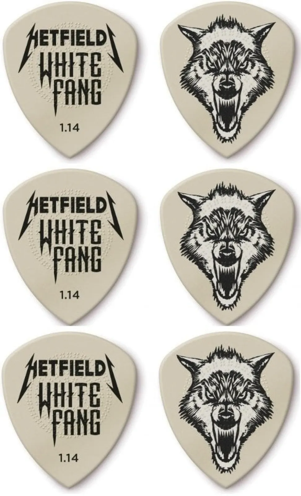 Dunlop James Hetfield Custom Flow 1.14 6 Picks