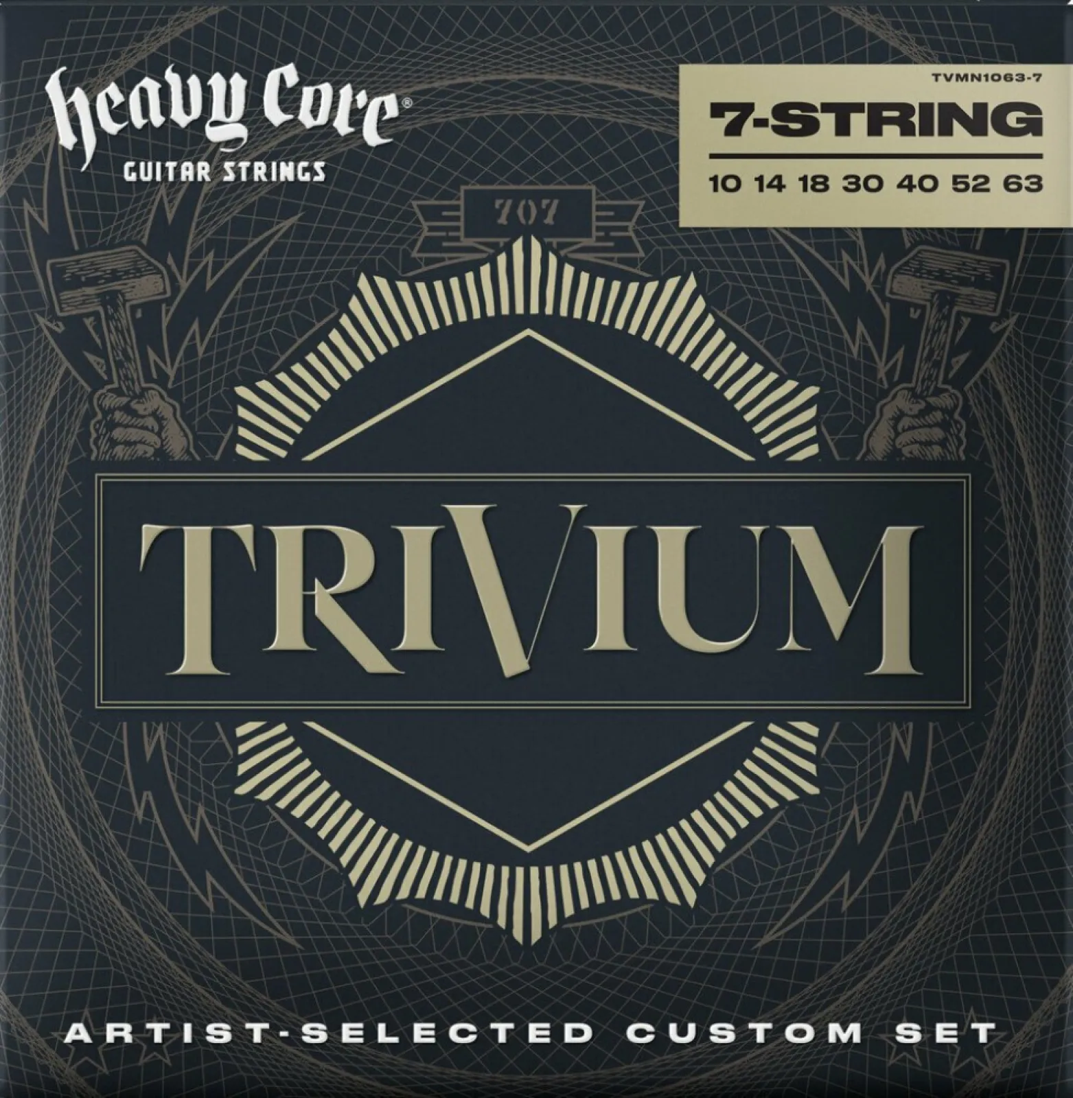 Dunlop TVMN10637 String Lab Trivium 7-String Electric Guitar Strings