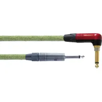 Cordial Ecohemp PR-SILENT 3 m Straight - Angled Instrument Cable