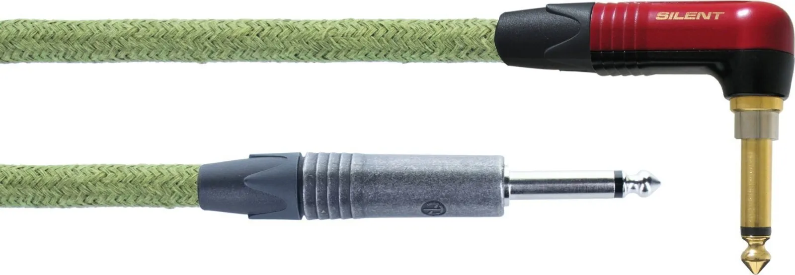 Cordial Ecohemp PR-SILENT 6 m Straight - Angled Instrument Cable
