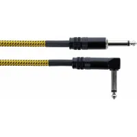 Cordial EI 5 PR-TWEED-YE 5 m Straight - Angled Instrument Cable