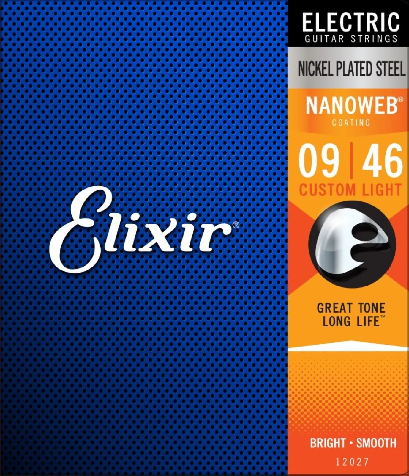 Elixir 12027 NanoWeb Electric Guitar Strings 09-46