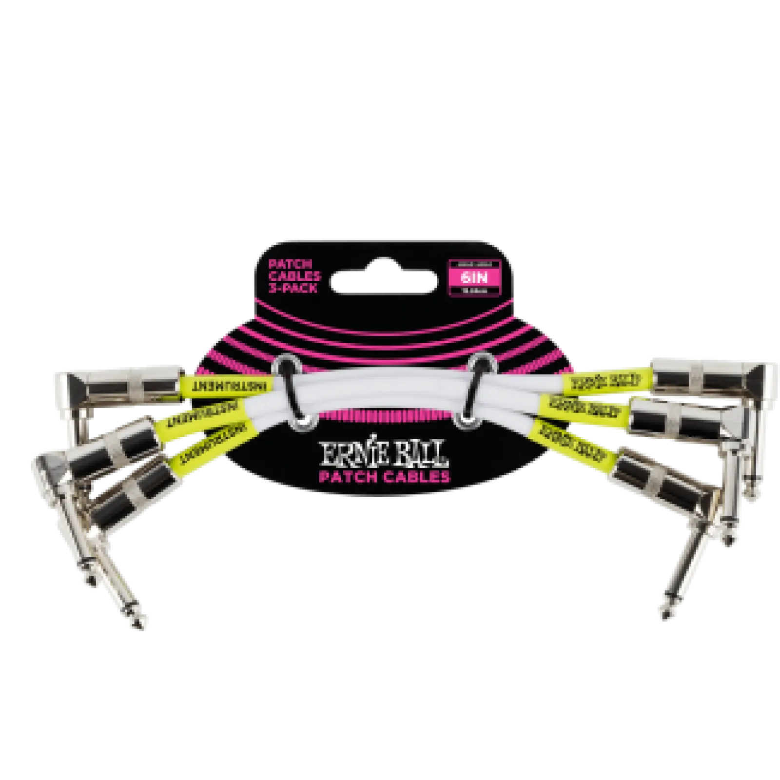 Ernie Ball Patch Cable 15cm White