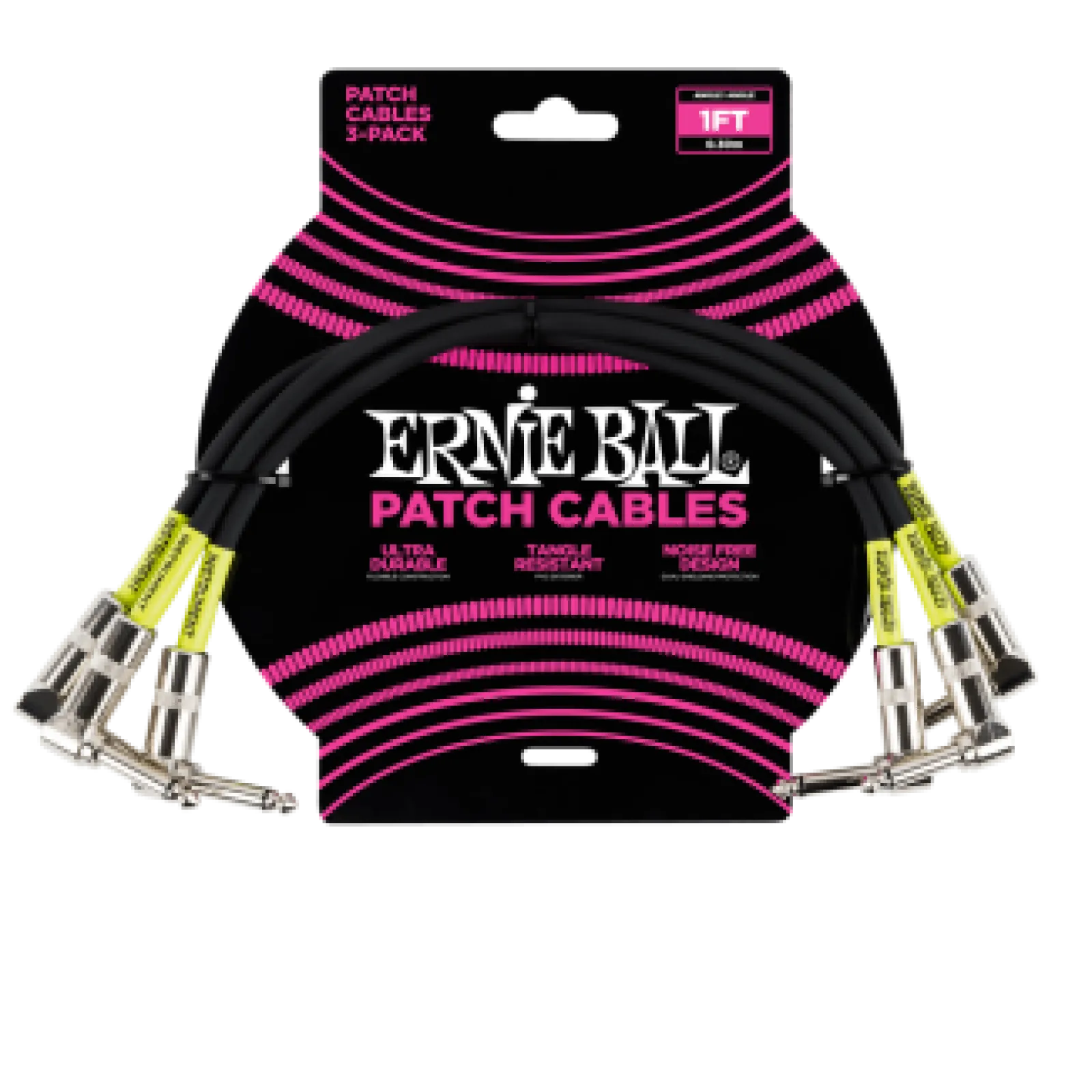 Ernie Ball Patch Cable 30cm Black