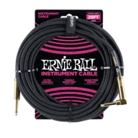 Ernie Ball Szövetkábel Fekete