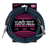 Ernie Ball Fabric Cable Black/Blue