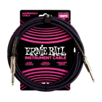 Ernie Ball Fabric Cable Black-Purple 3m