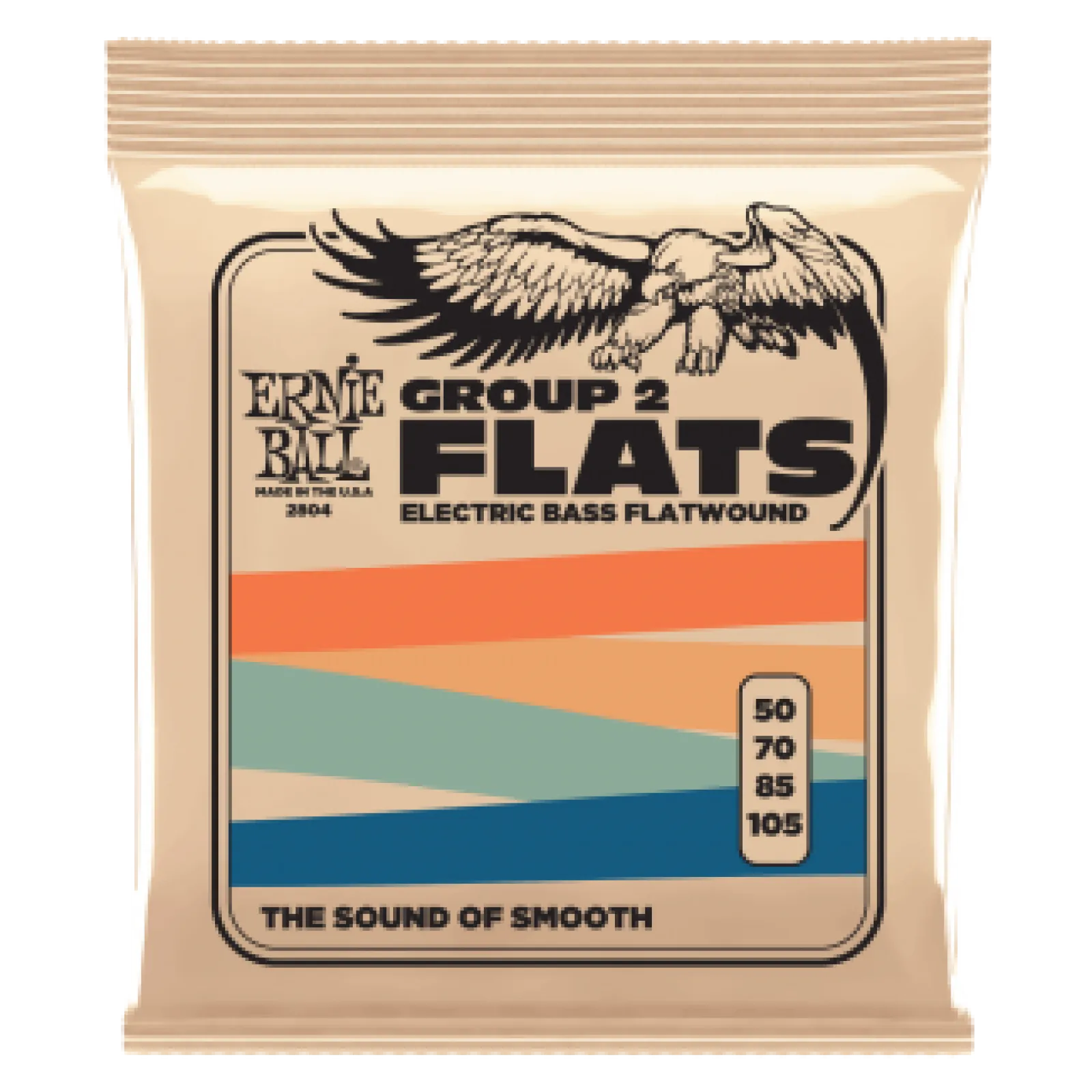 Ernie Ball FlatWound Bass Group 2 50-105