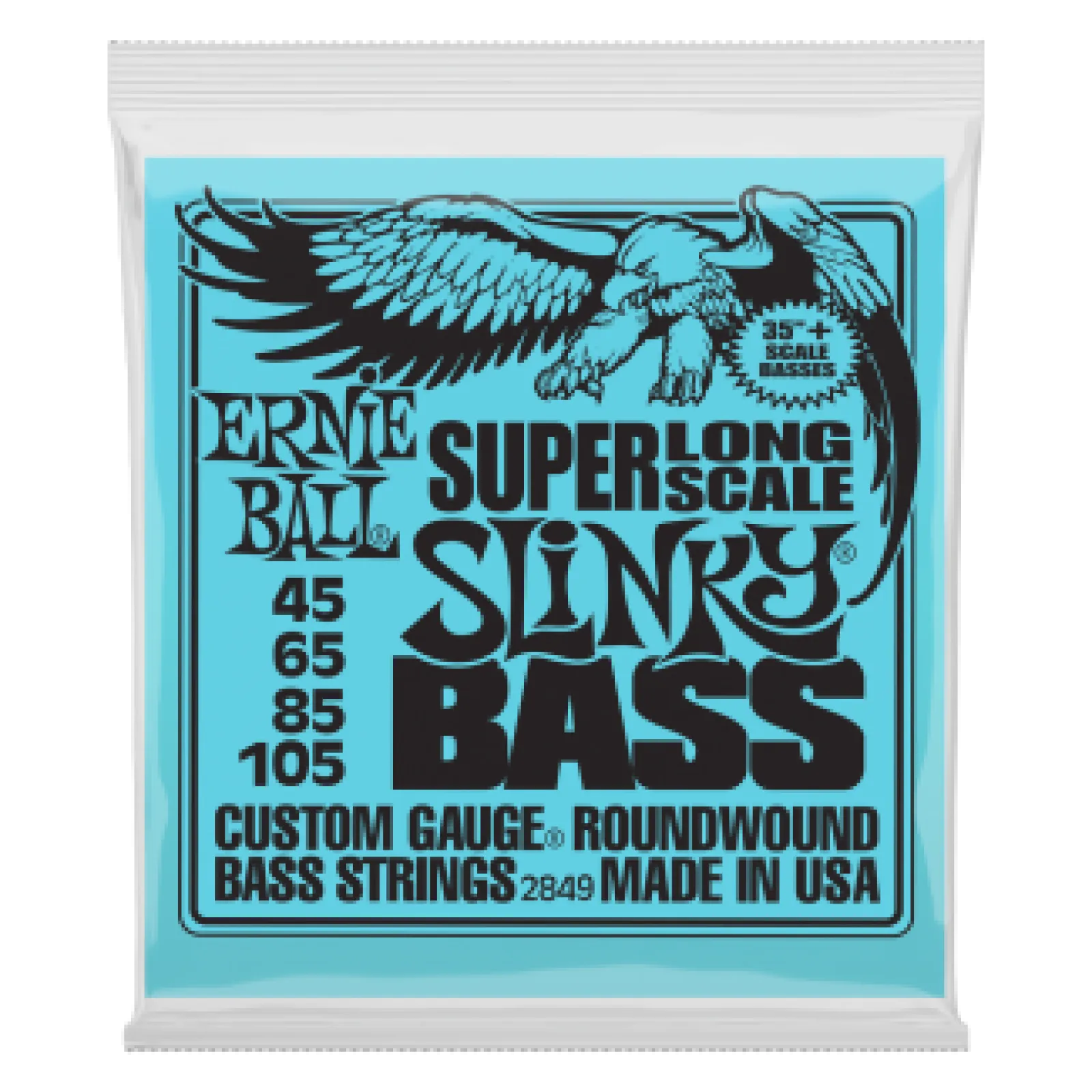 Ernie Ball Nickel Wound Hybrid Slinky Bass Super Long 45-105