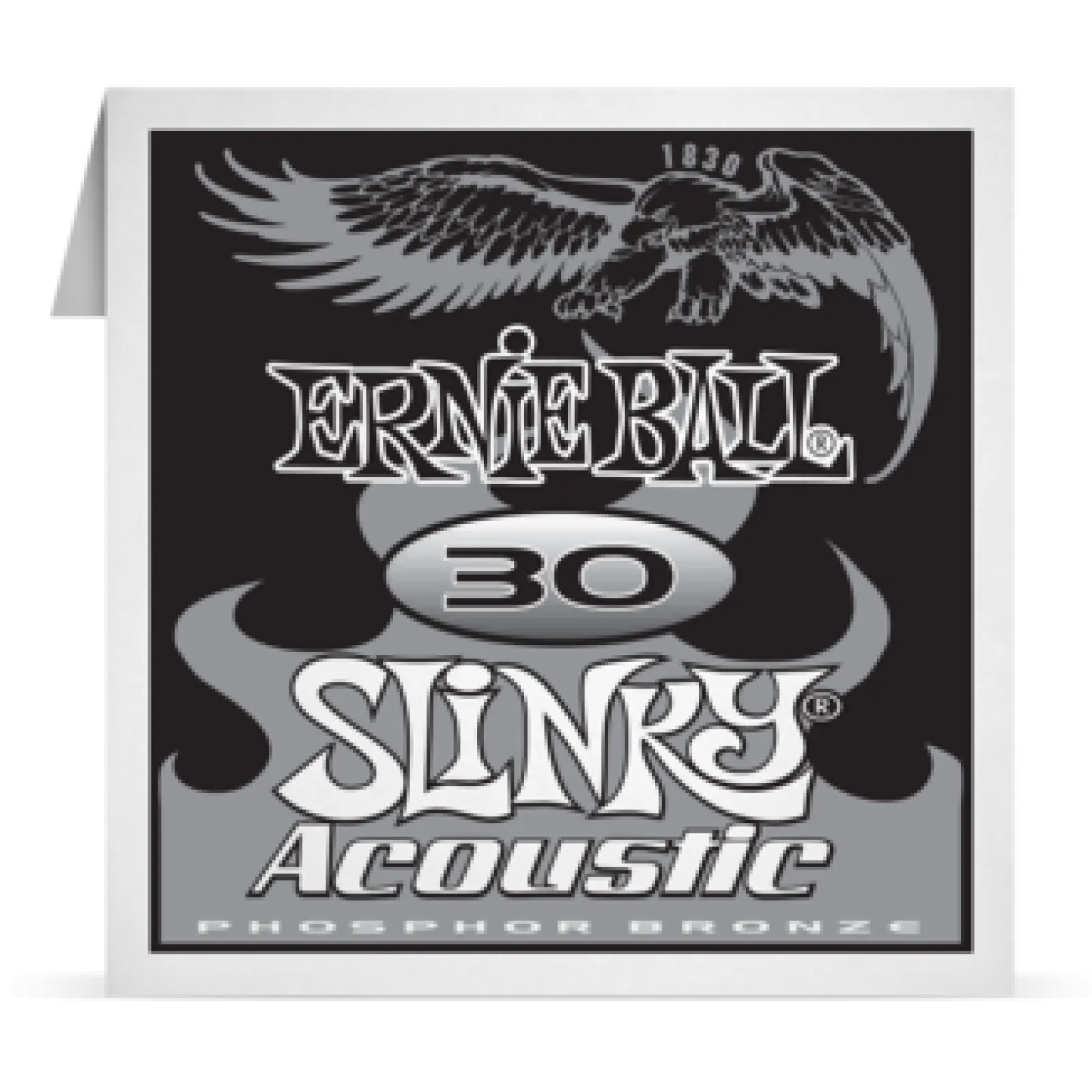 Ernie Ball Phosphor Bronze Single 030