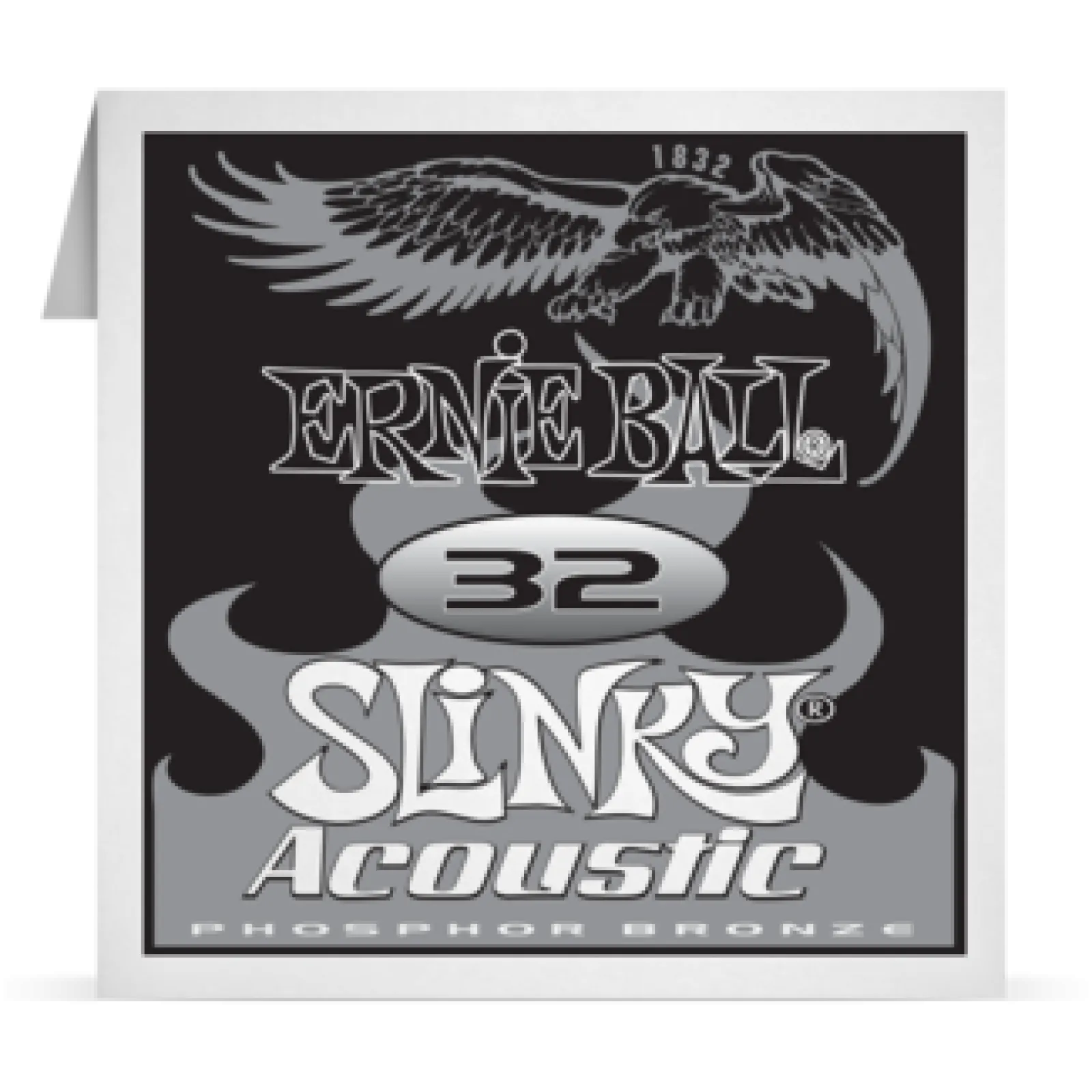 Ernie Ball Phosphor Bronze Single 032