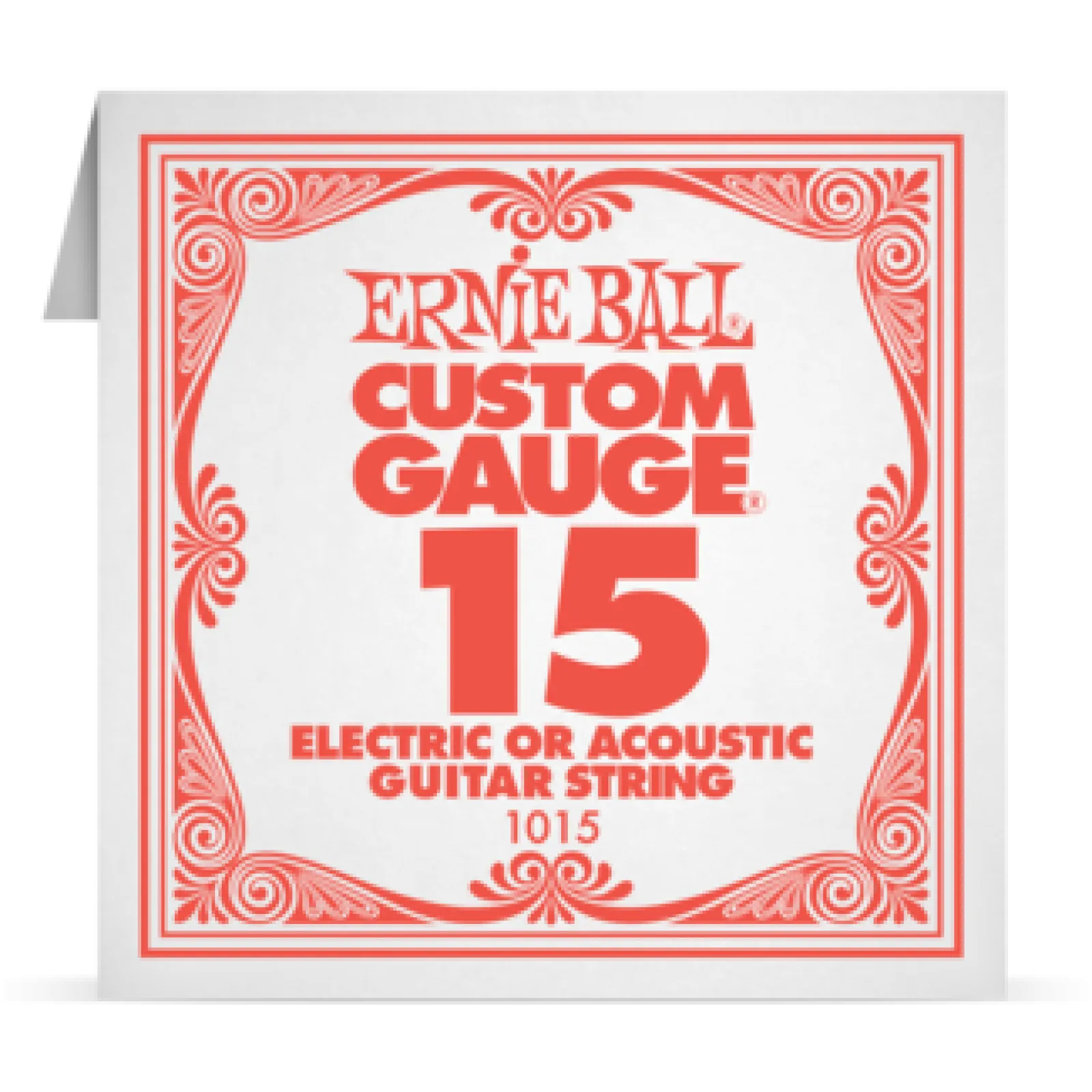 Ernie Ball Single Plain Steel 015