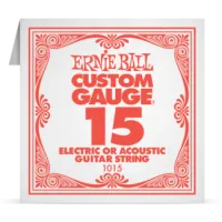 Ernie Ball Single Plain Steel 015