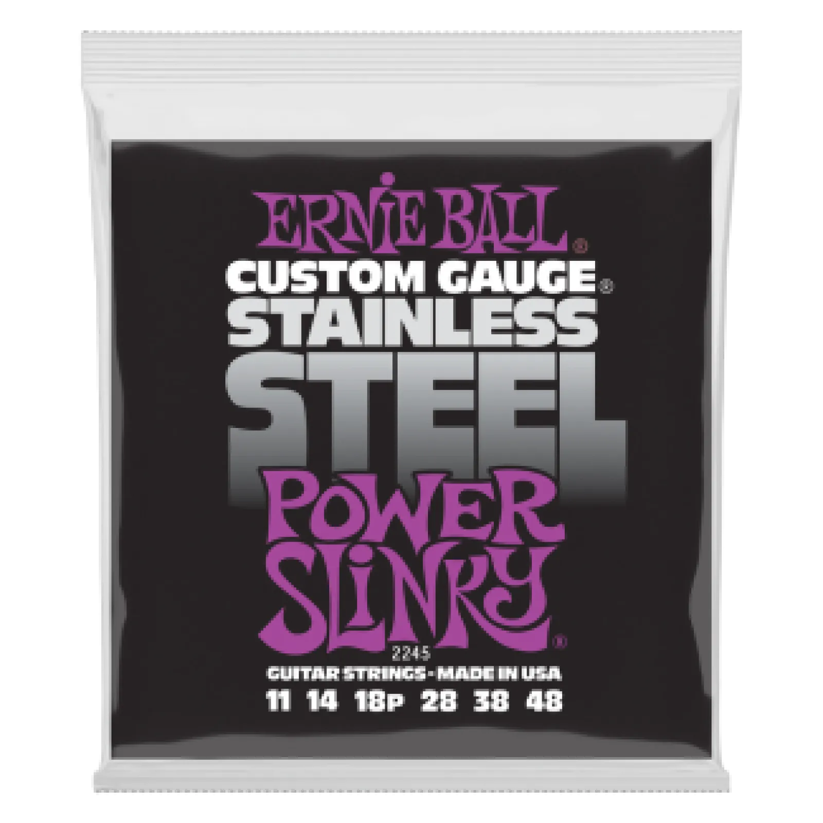 Ernie Ball Stainless Steel Power Slinky 11-48