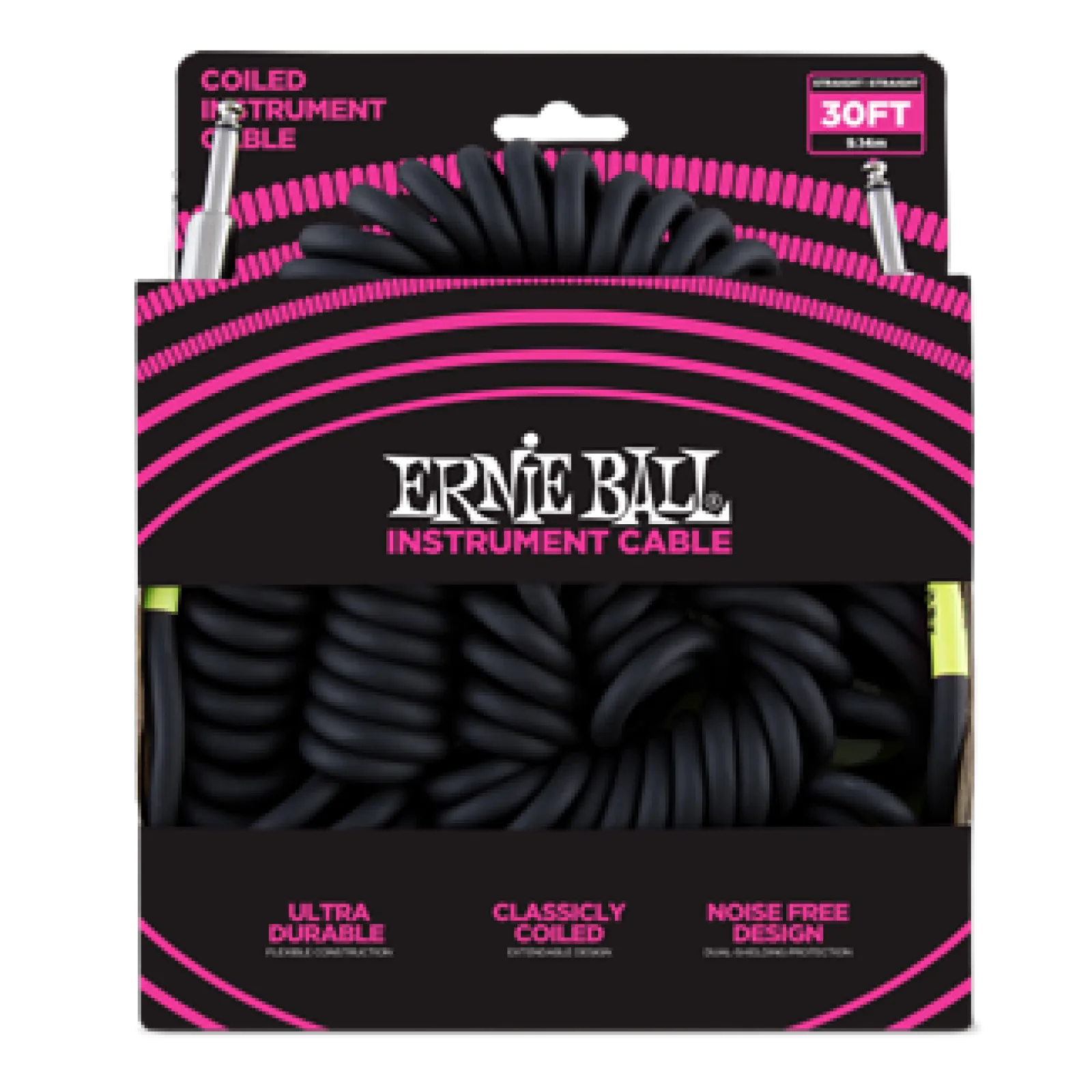 Ernie Ball Telefonzsinór kábel 9m Egyenes